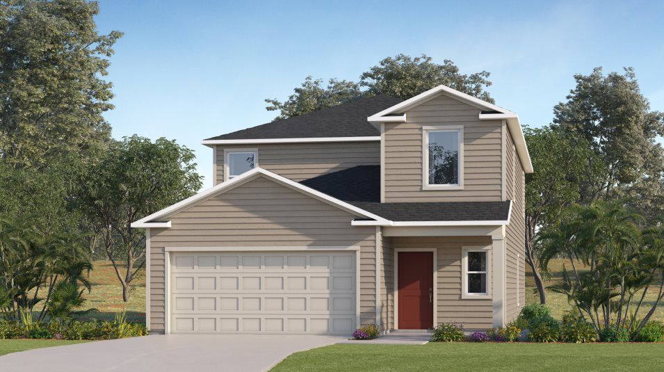 Elevation D - A traditional-inspired exterior