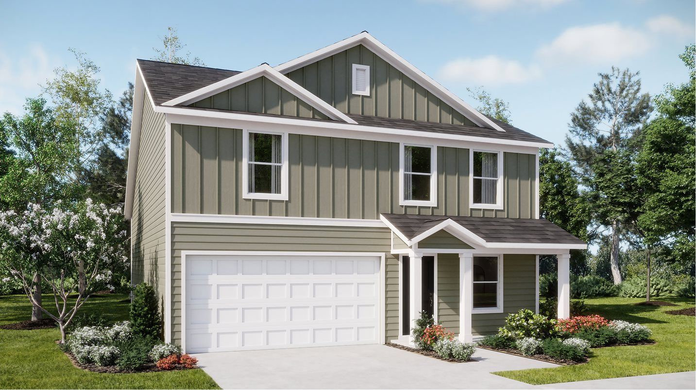 Elevation D - exterior rendering