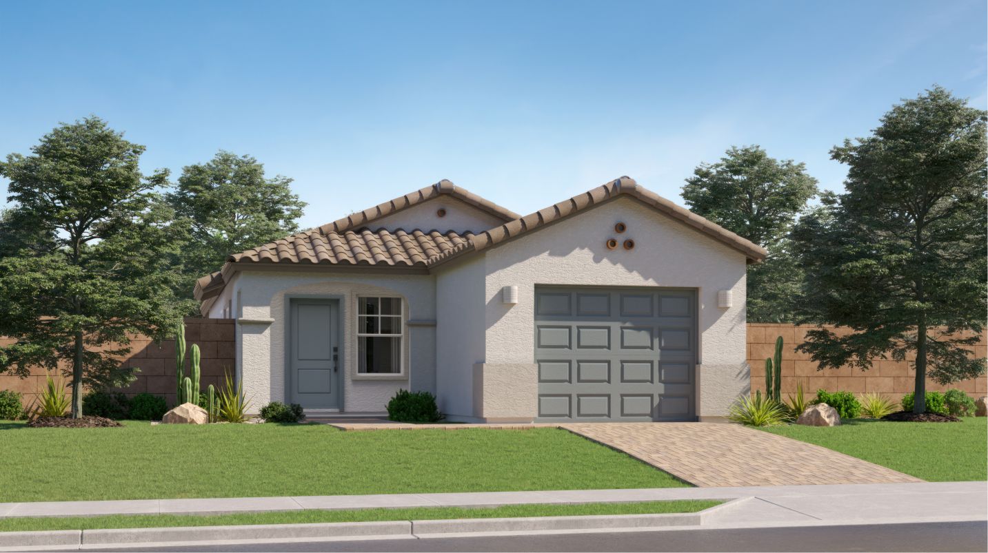 Elevation A - 2556 Cottage Anderson Farms Iris Spanish Colonial