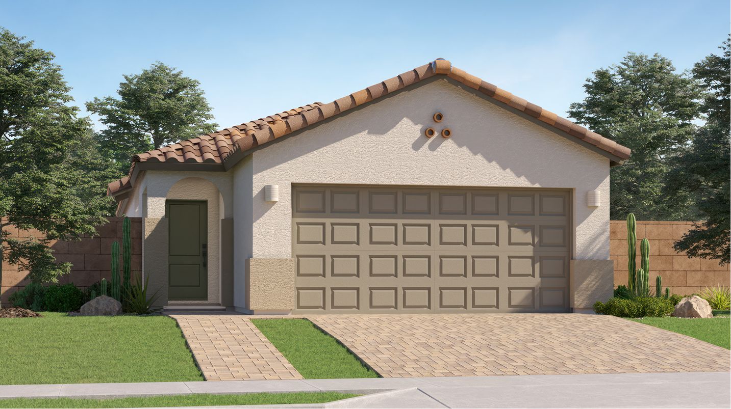 Elevation A - 2566 Cottage Anderson Farms Lily Spanish Colonial