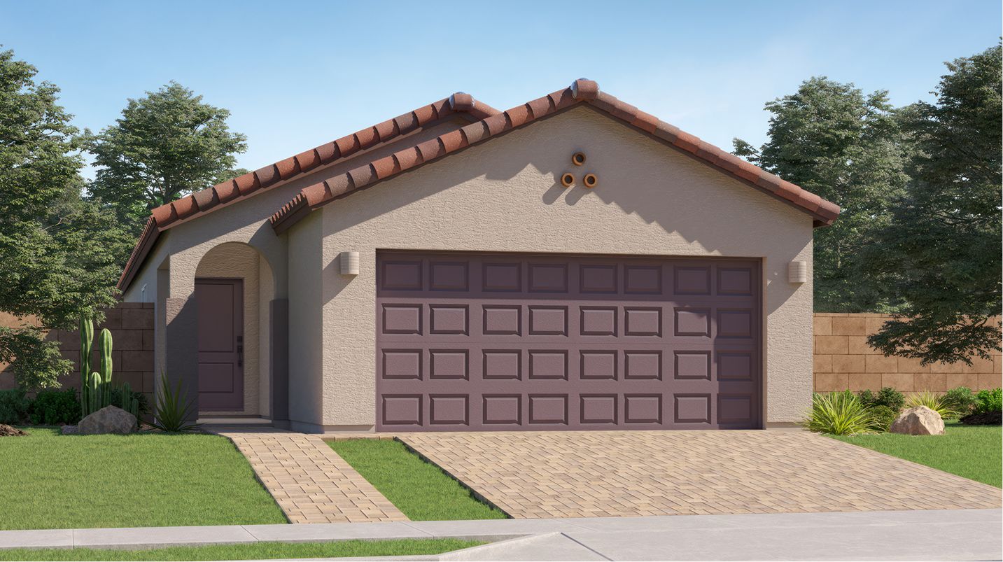 Elevation A - 2569 Cottage Anderson Farms Lilac Spanish Colonial