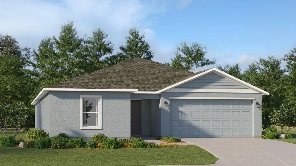 Elevation B - A ranch-inspired exterior