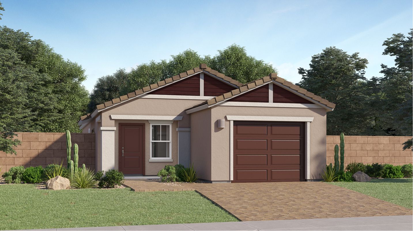 Elevation C - 2557 Cottage Western Garden Heather Craftsman C