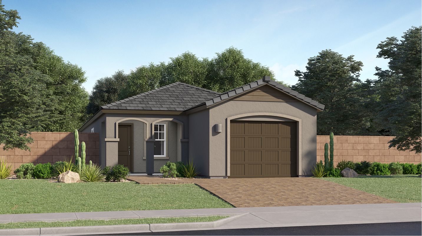 Elevation F - 2570 Cottage Western Garden Aster French Country F