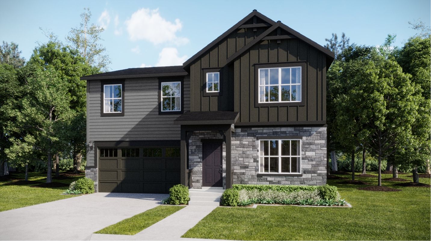 Elevation FH - 4004 Camden Ledge Rock Haven Farmhouse FH