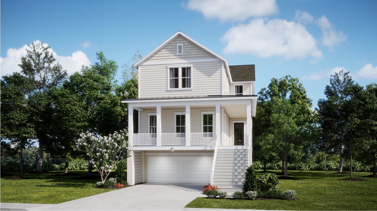 Elevation G - 2827 Row Elevated Herons Walk Summers Corner Tradd