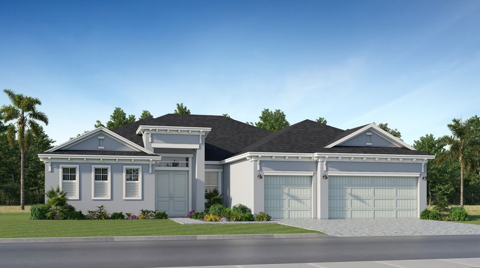 Elevation D - 2650 Estate Homes Tuckers Cove Sunset D