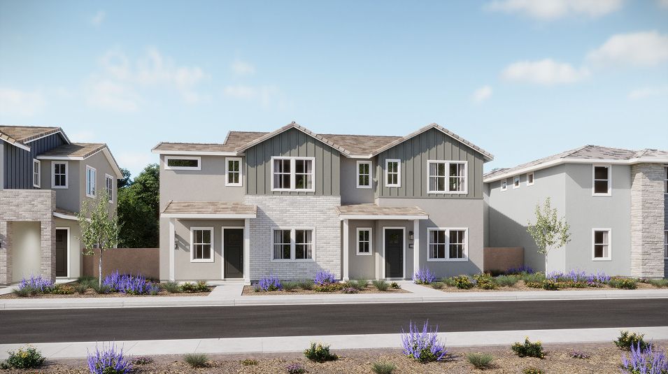 Elevation B - Ruby Valencia Plan1 Plan2 Modern Farmhouse B