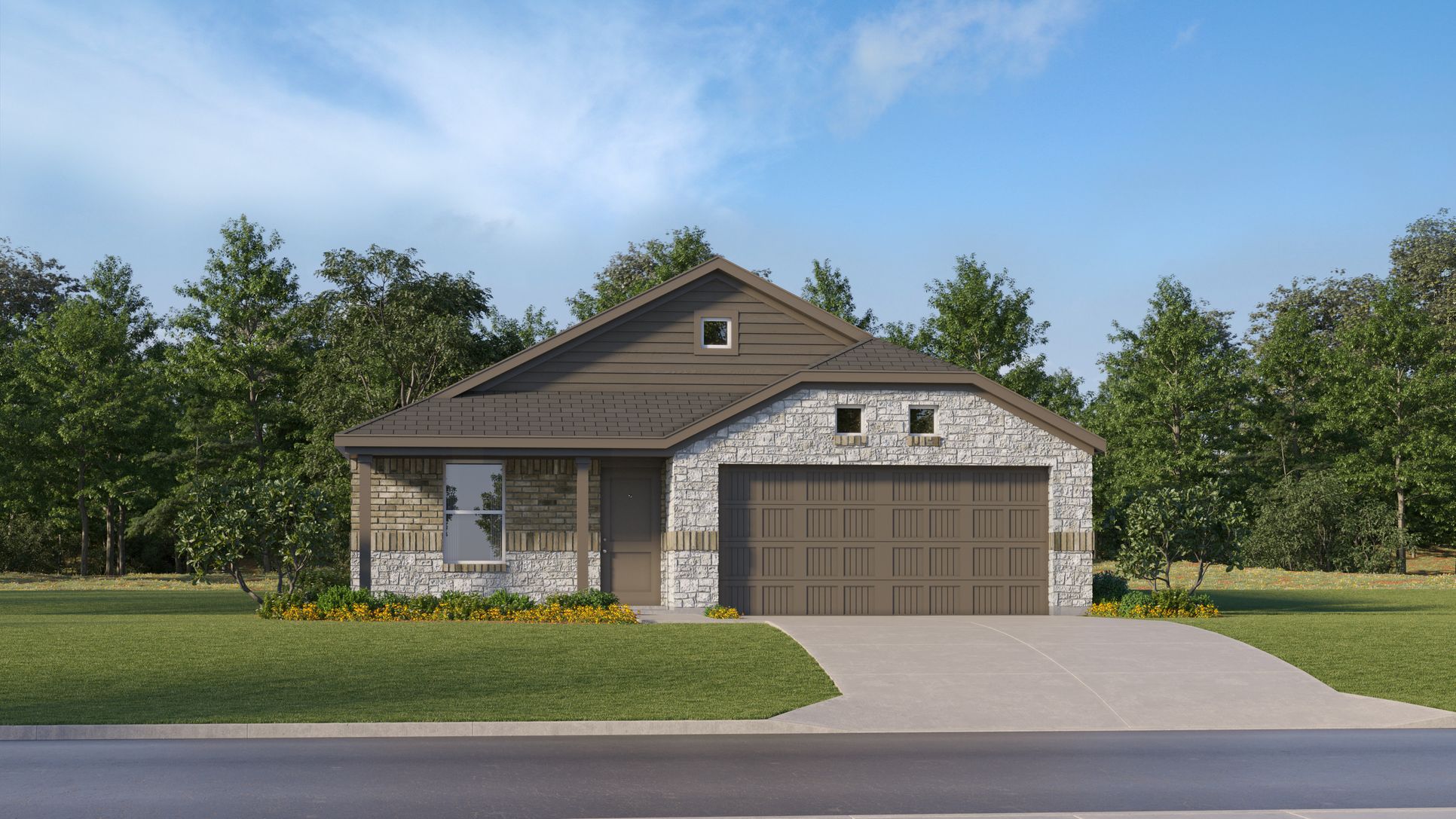 Exterior:TX Core Watermill Newlin 3320 M1 M3 Elev
