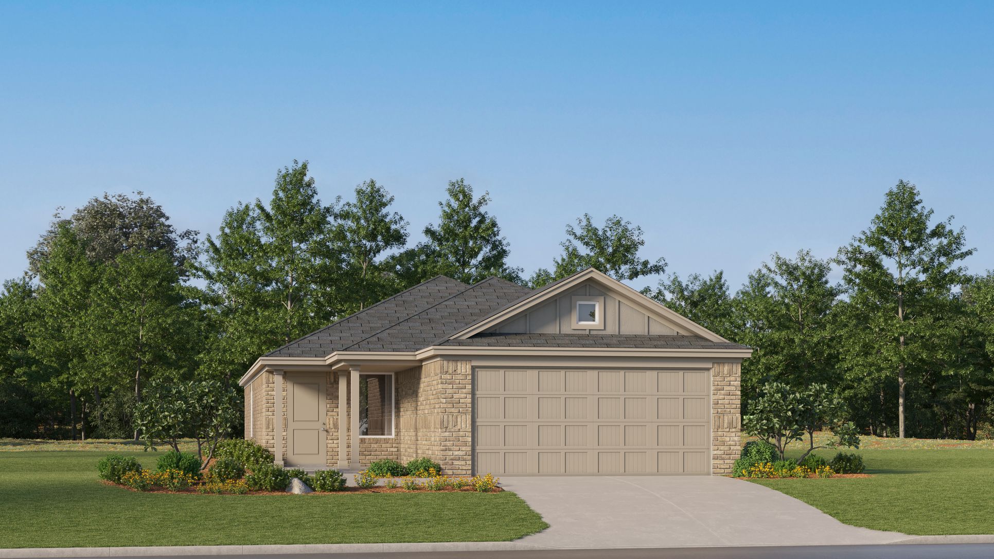 Exterior:TX Core Cottage 2520 Kitson S3 S4 Elev