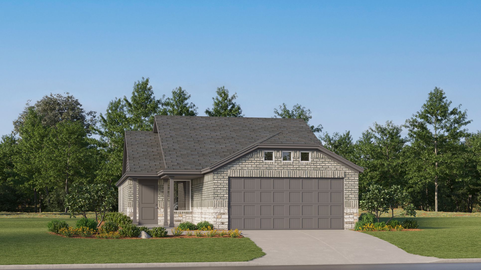 Exterior:TX Core Cottage 2520 Kitson U3 U4 Elev