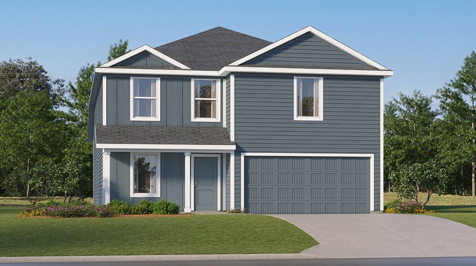 Elevation C - Grove Core 3354 Sherman C