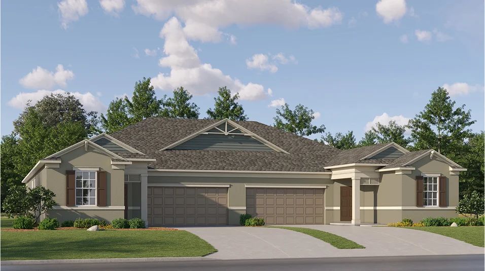 Elevation A - 1950 Villas Connerton Inkwood A