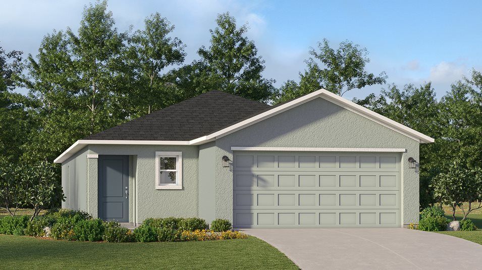 Elevation A - Ranch-inspired exterior