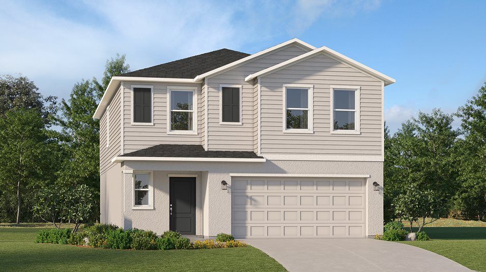 Elevation B - A charming exterior design