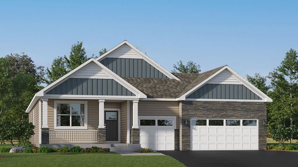 Elevation B3S - E J4 F Lifestyle Villas Cedar Hills Birmingham Tra