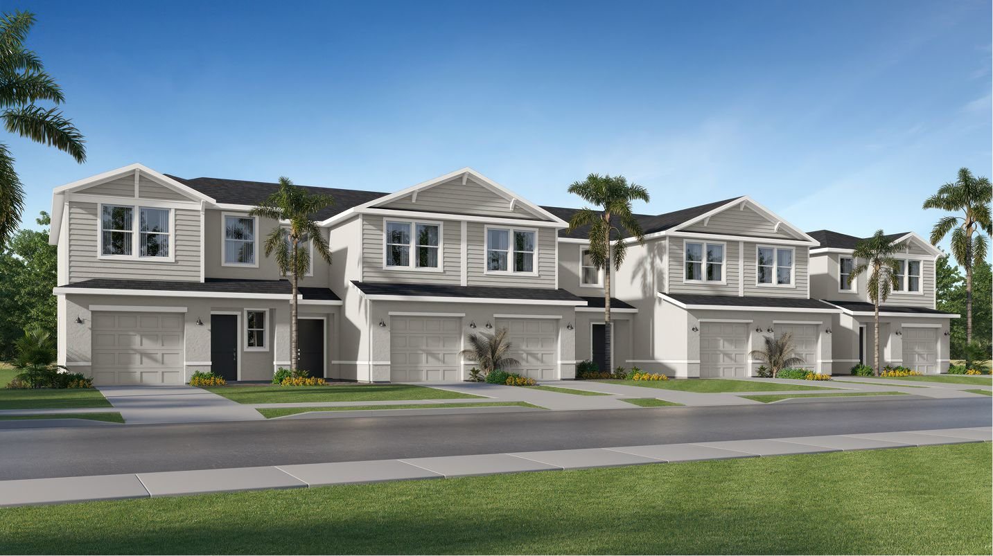 Elevation B - Florida Core H005 Briarcliff 6 Unit TH A6 9 9 25