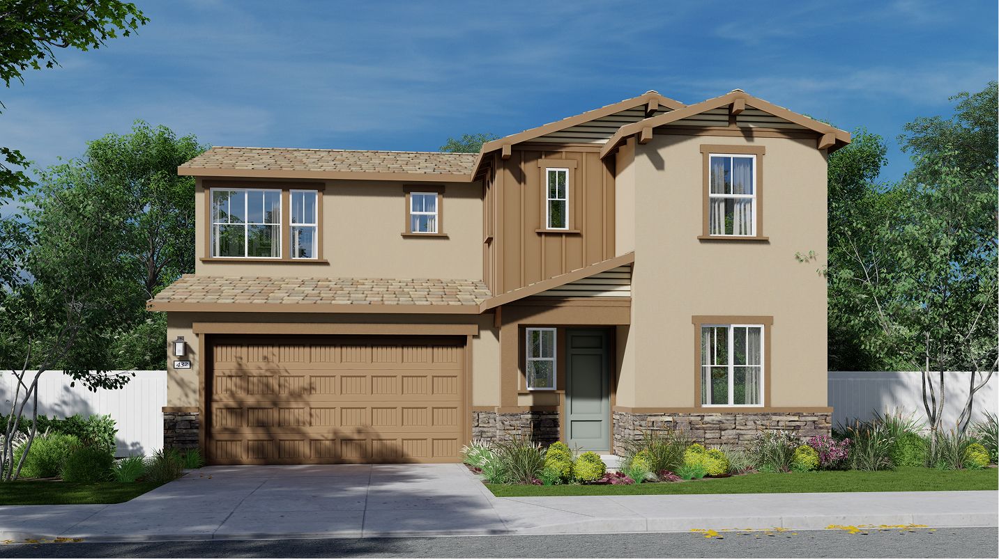 Elevation B - Symphony Arbor Ranch Res2693 Craftsman B