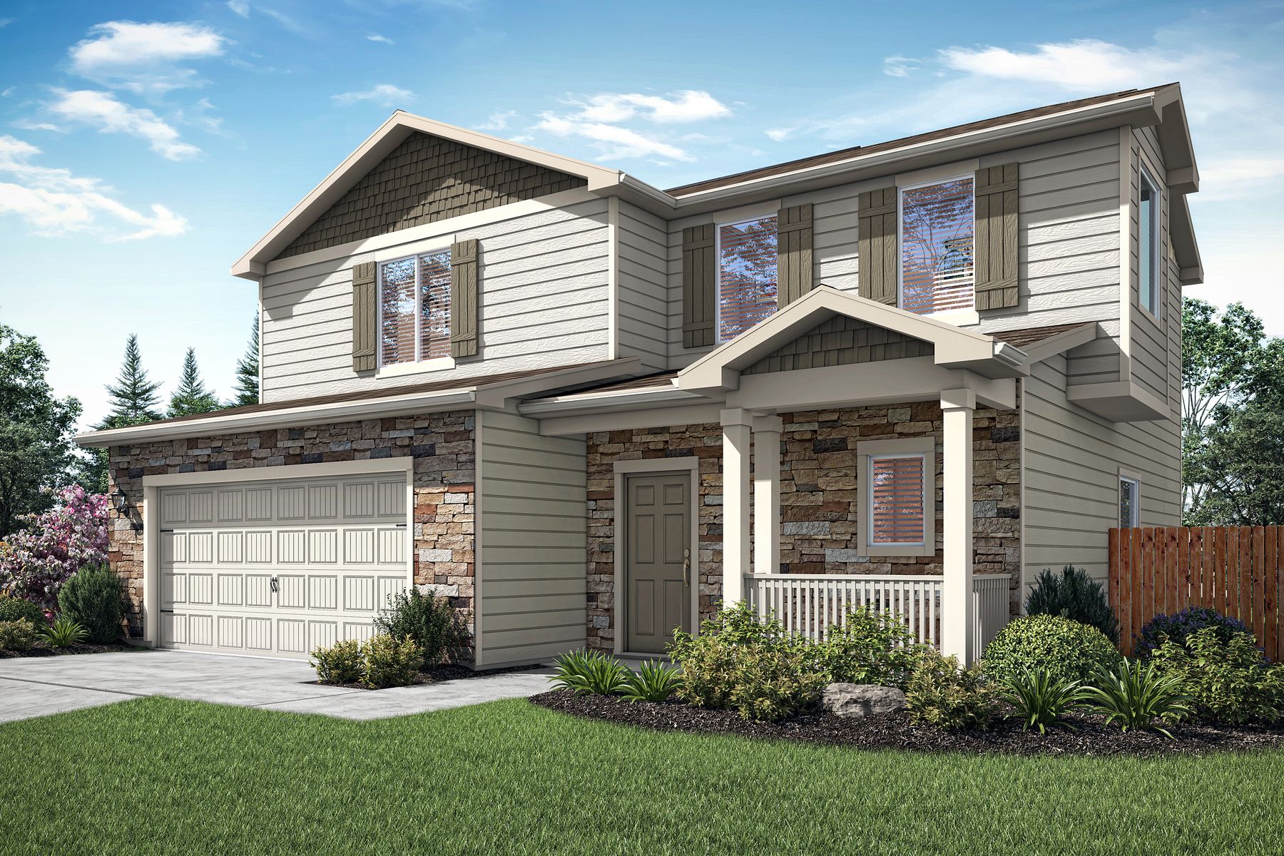Rendering of the Mesa Verde at Pierson Park.:LGI Homes at Pierson Park