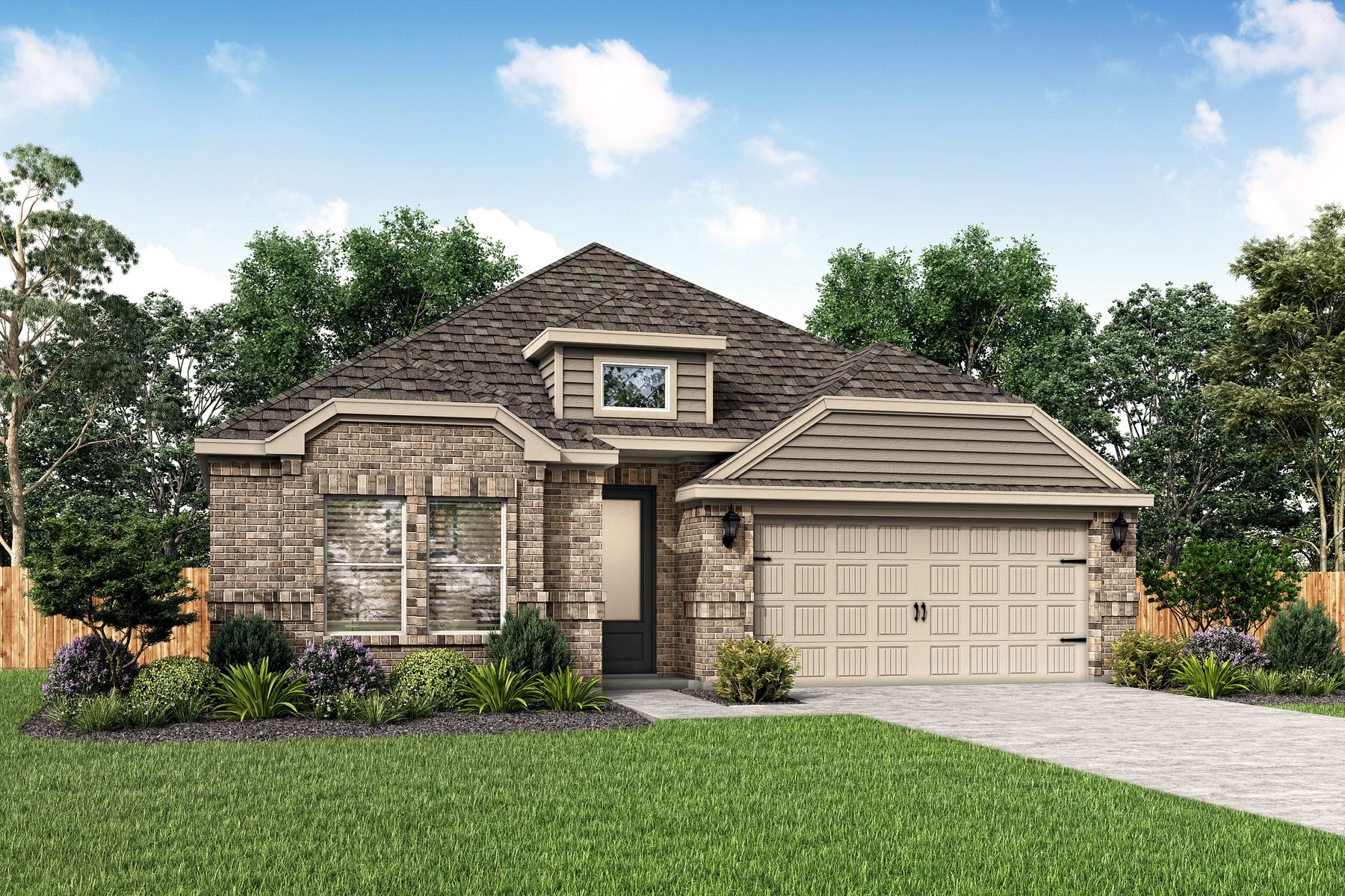 The Ontario by LGI Homes:Charming, one-story home available now!