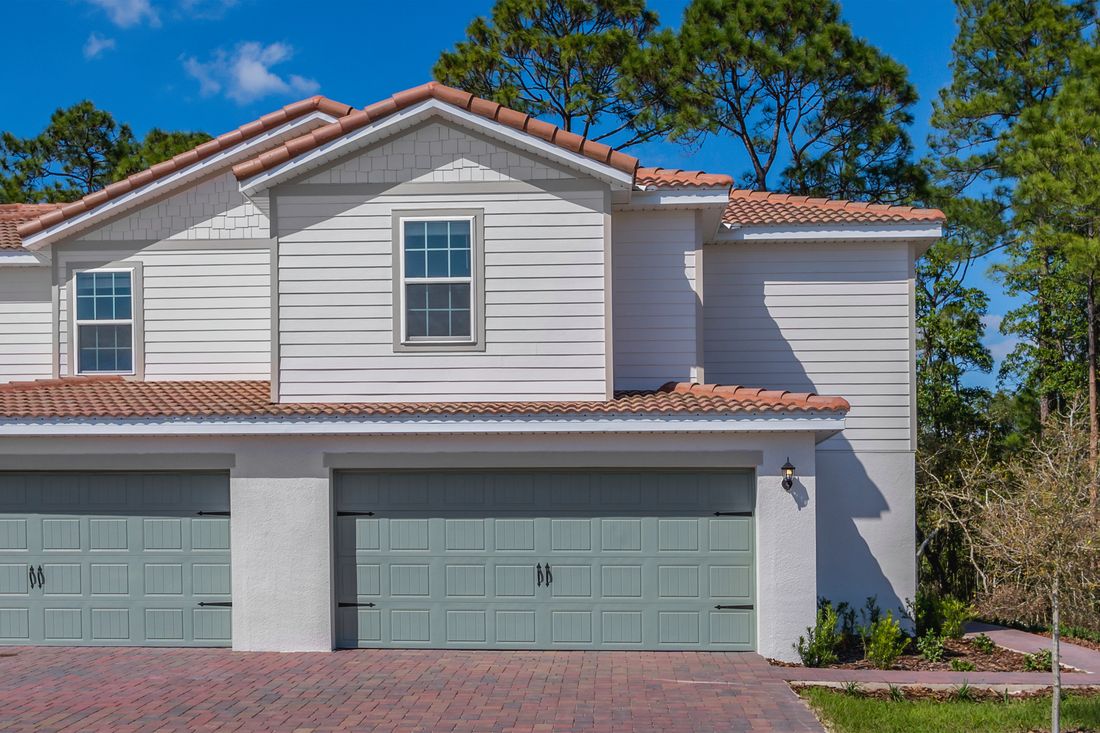 The Glades by LGI Homes:The Glades is a beautiful townhome with a side entrance