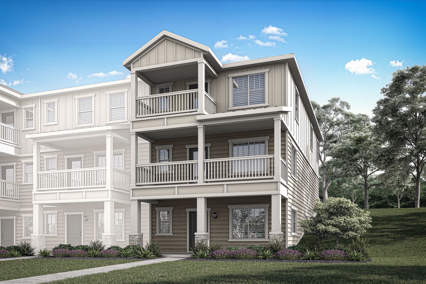 The Sapphire by LGI Homes:The Sapphire is a beautiful and spacious three story townhome.
