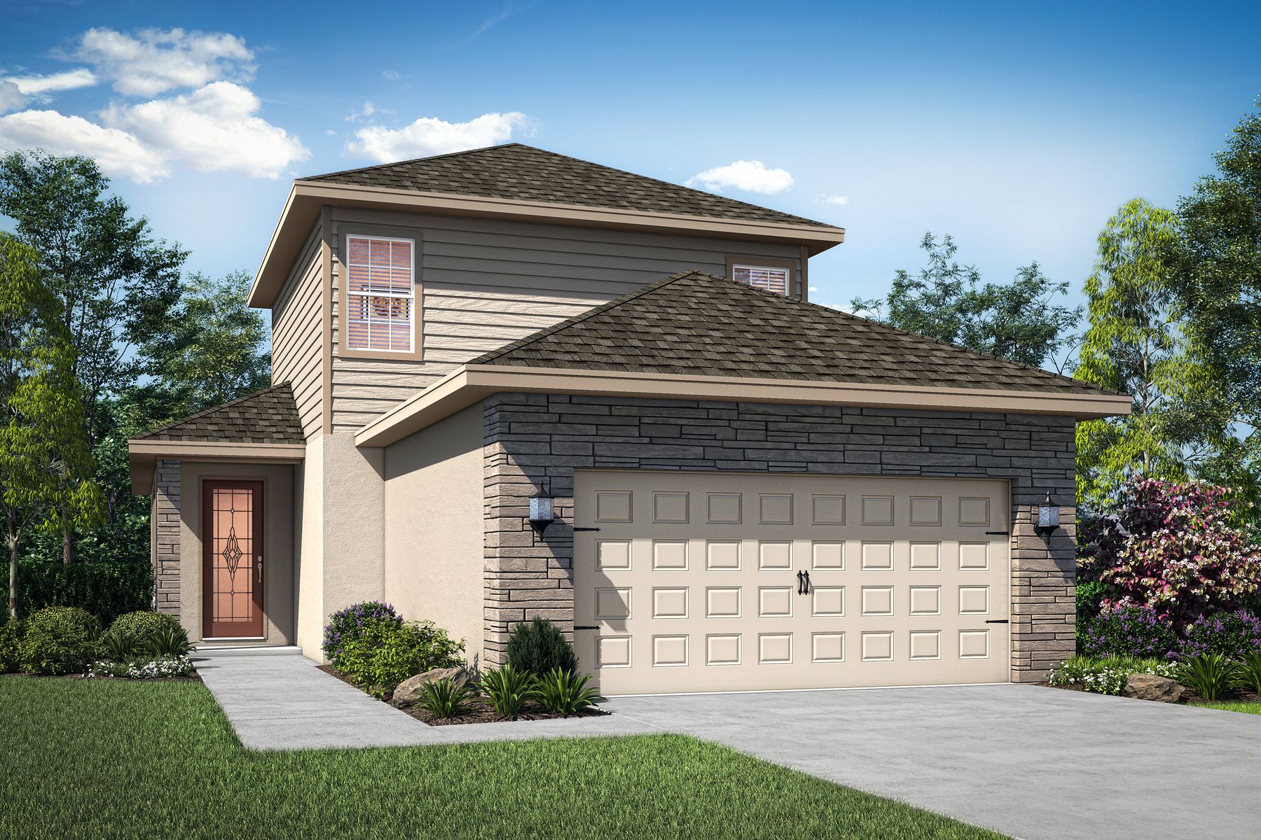 The Sirena by LGI Homes:Elevation 1