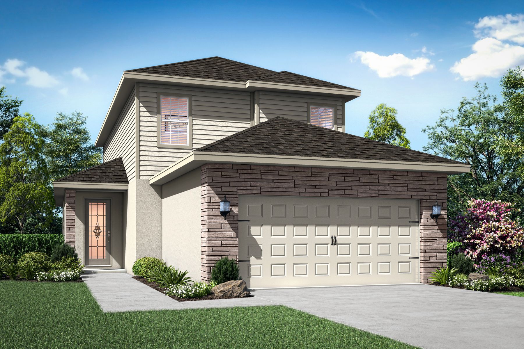 The Verona by LGI Homes:Elevation 1