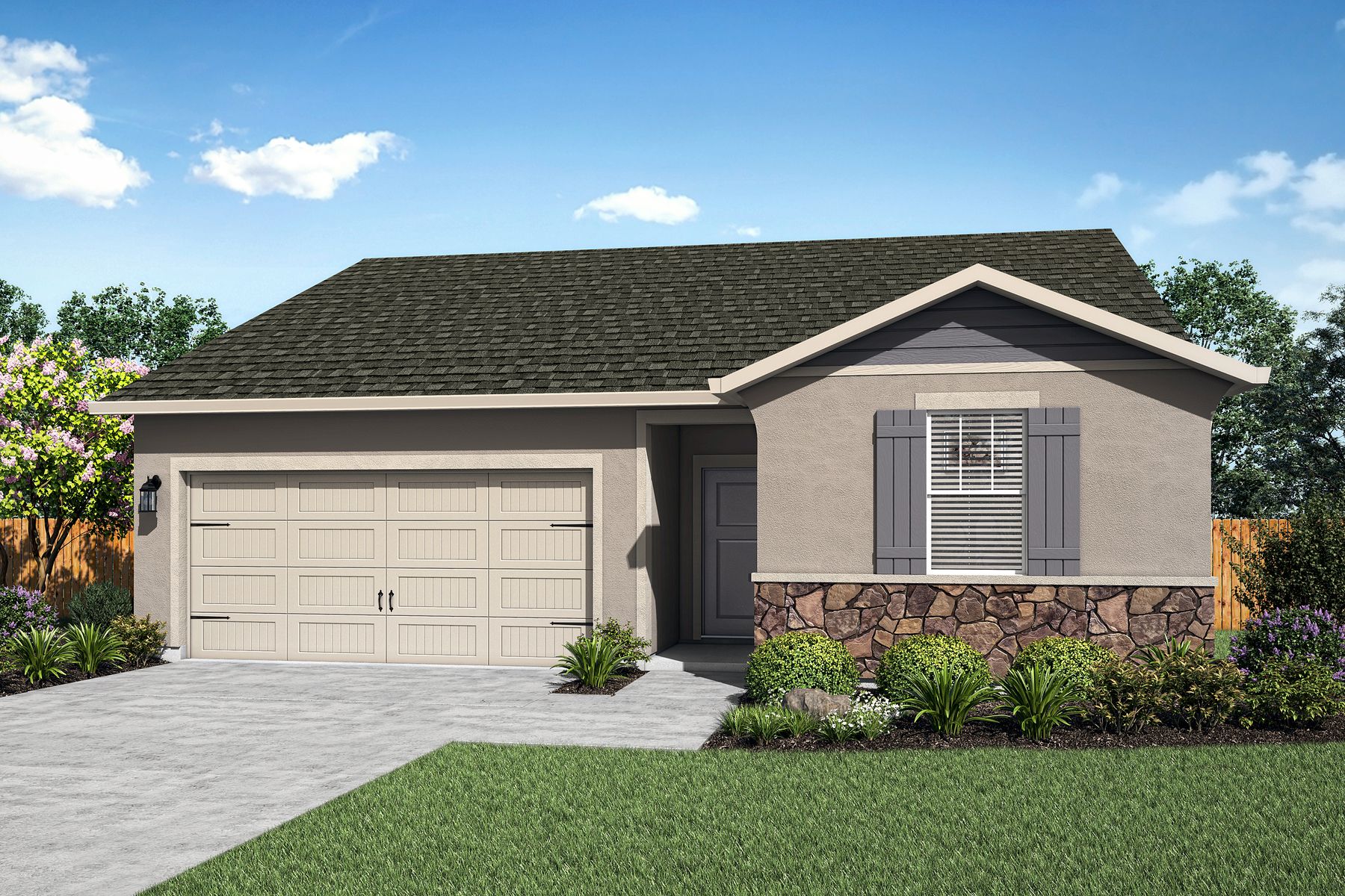 The Baker by LGI Homes:The beautiful Baker plan is brimming with curb appeal!