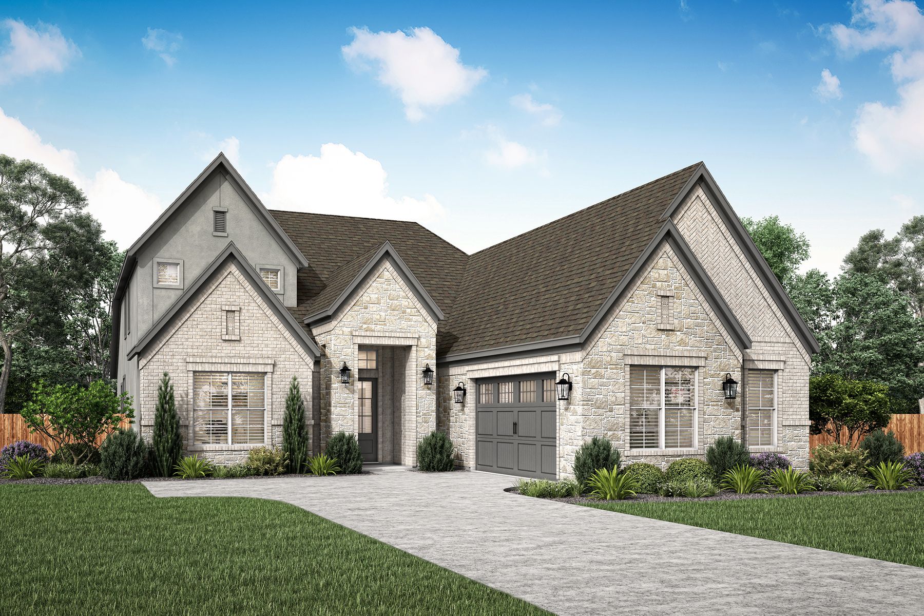 Rendering of the Oakmont at ShadowGlen.:Terrata Homes at ShadowGlen