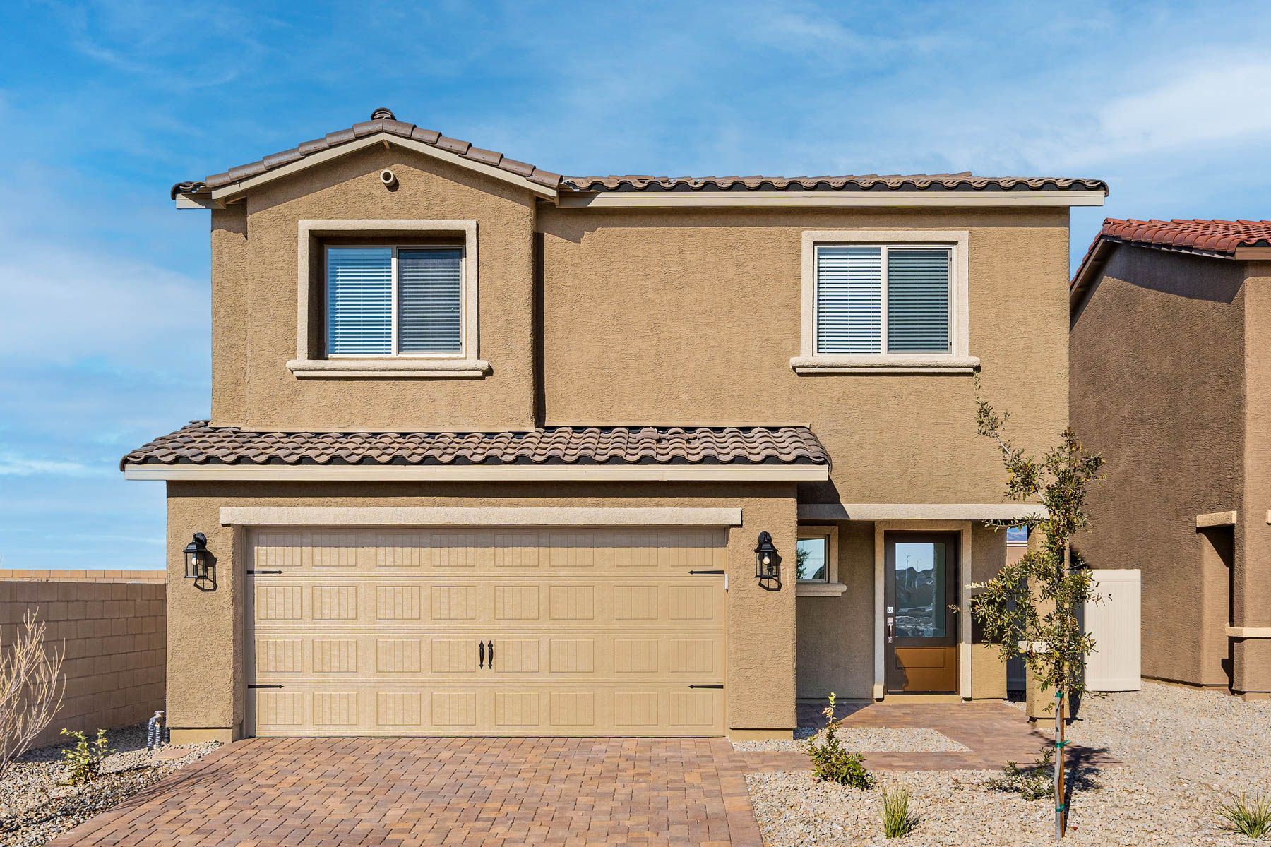 Exterior:The Hawthorne plan is a stunning, three-bedroom home at Sienna Square.