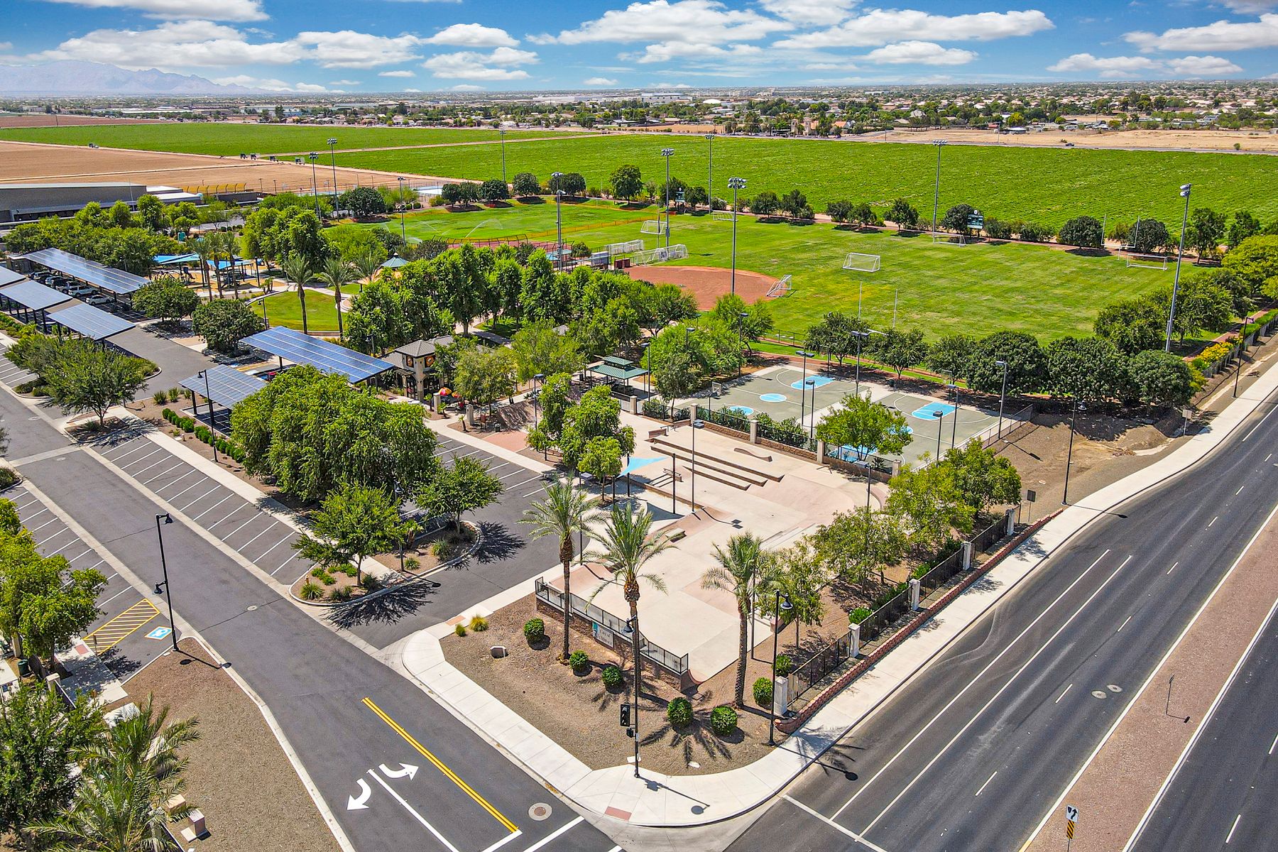 Aerial view of Gateway Park, located just minutes from Ridgeview.:LGI Homes at Ridgeview