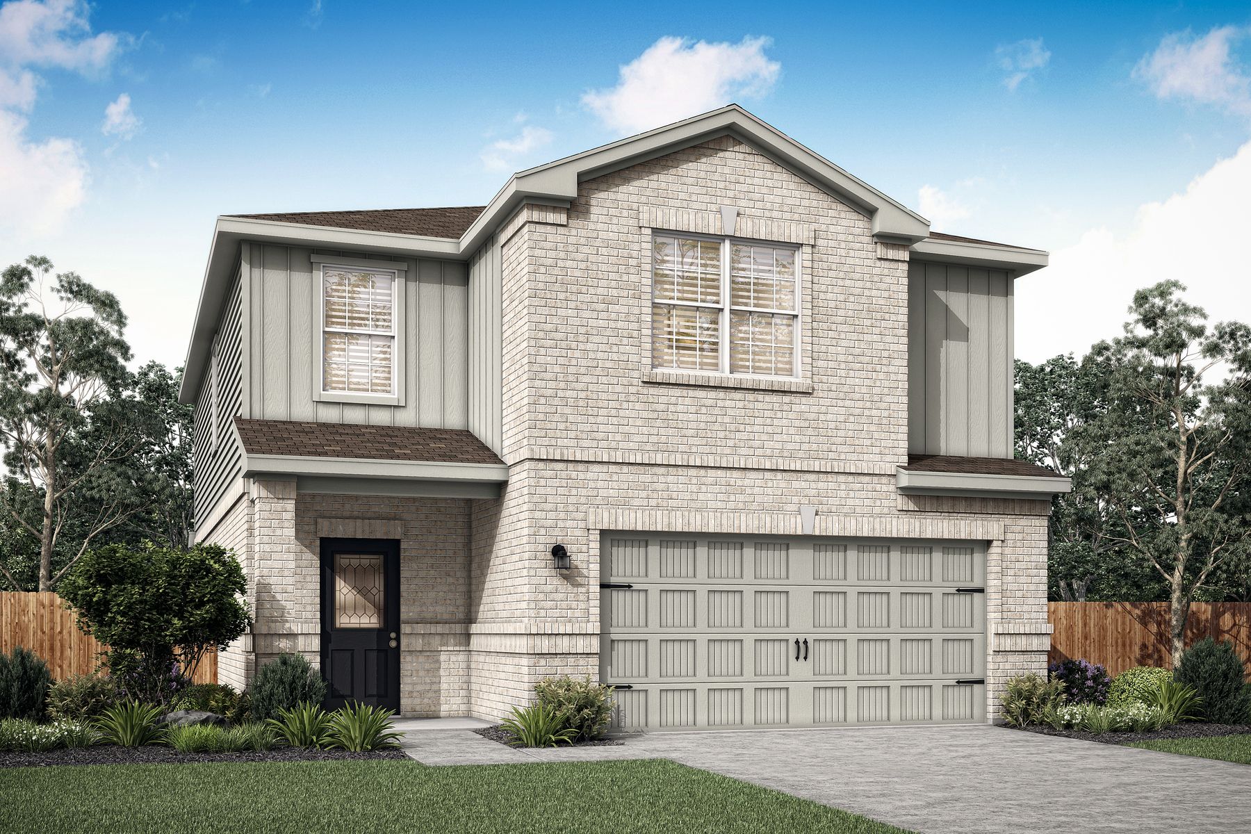 Rendering of the two-story Torres plan. :LGI Homes at Preserve at Medina