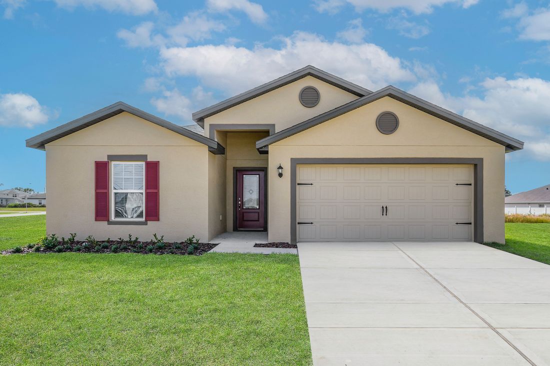 The Capri by LGI Homes:The Capri is a beautiful home with great curb appeal