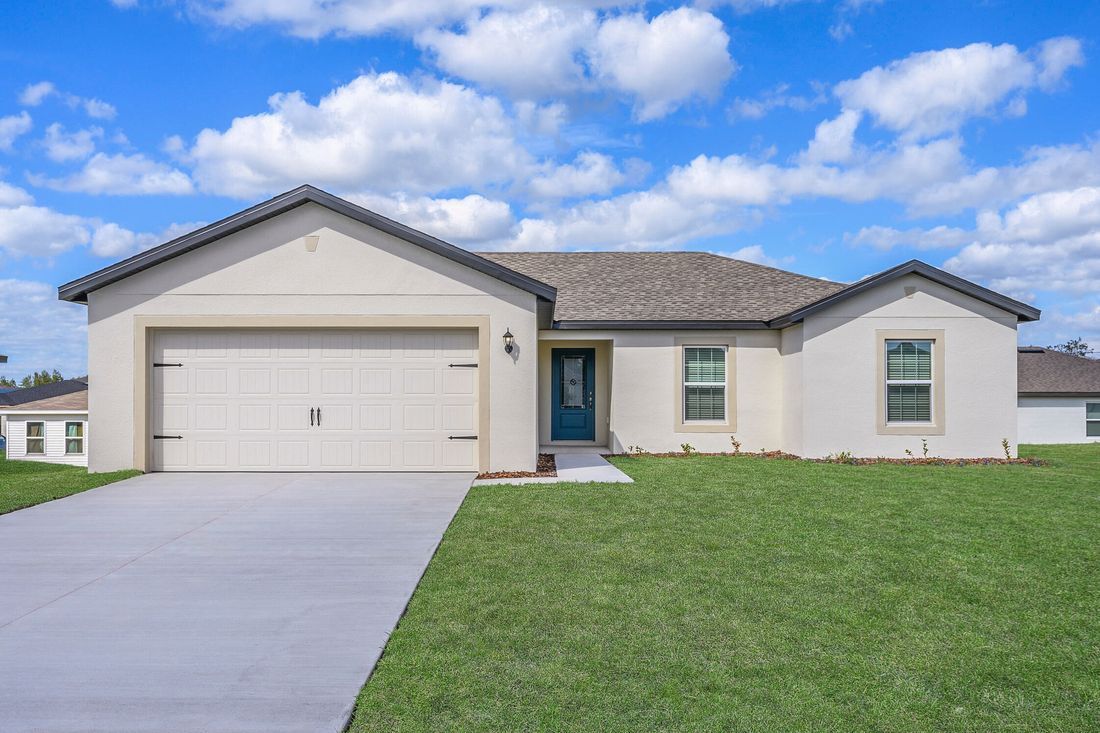 The Bimini by LGI Homes:The Bimini is a beautiful home with front yard landscaping