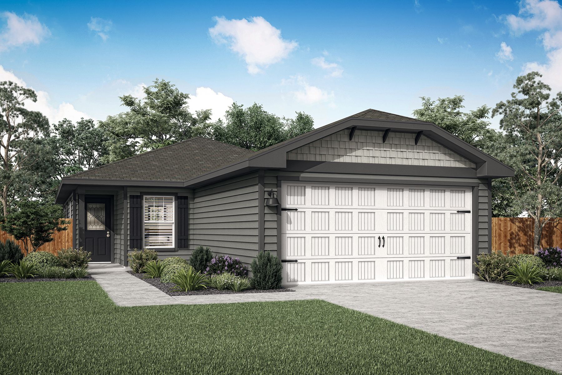 Rendering of the Chestnut at Sunset Oaks. :LGI Homes at Sunset Oaks