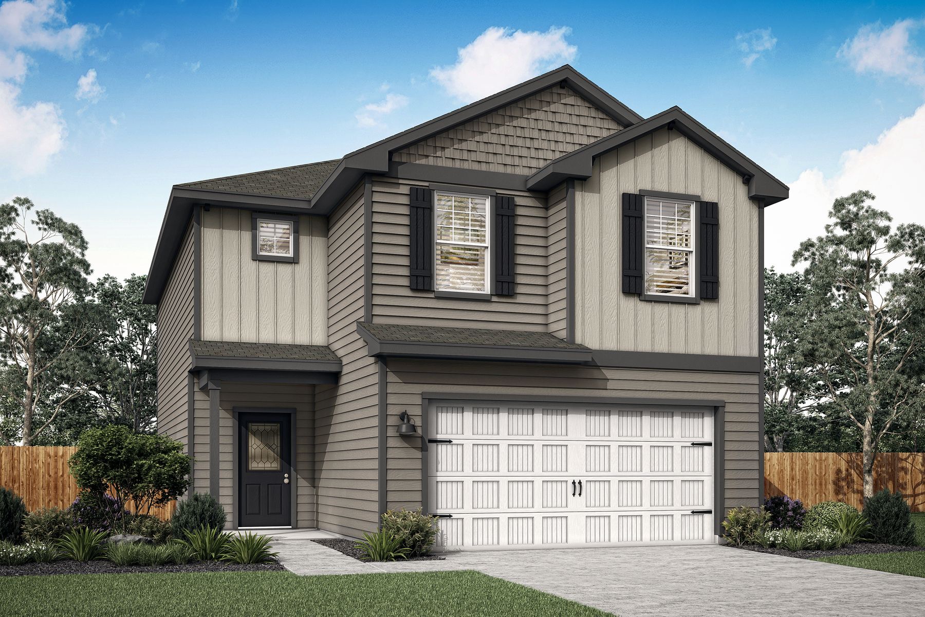 Rendering of the Mesquite at Sunset Oaks.:LGI Homes at Sunset Oaks