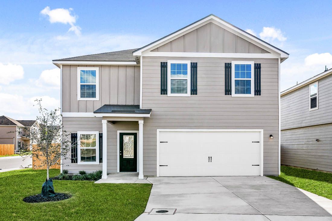 The Rio is a stunning two-story home with incredible curb appeal.