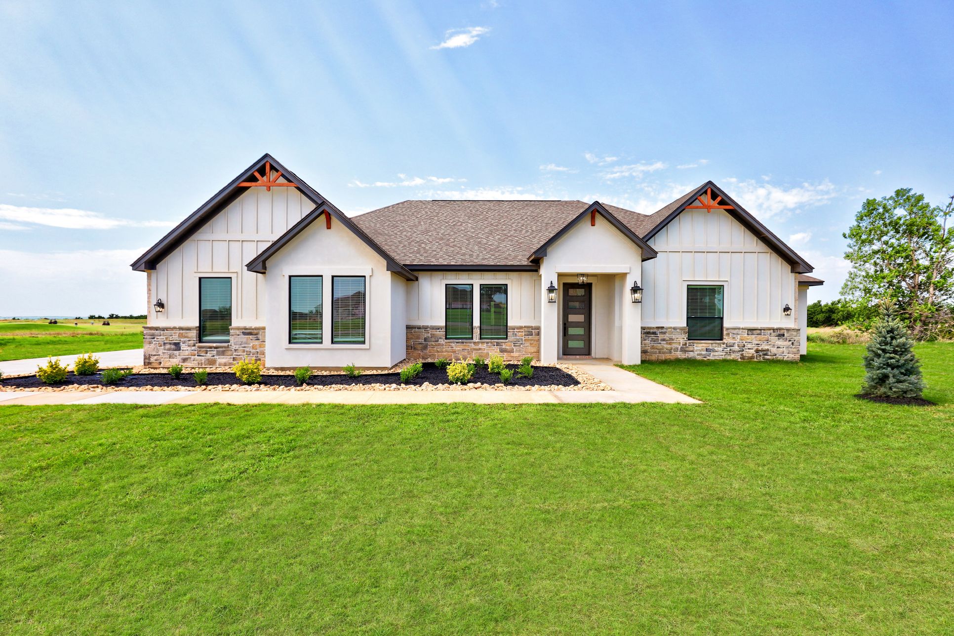 The Overholser by Terrata Homes:The Overholser is a beautiful one-story home.