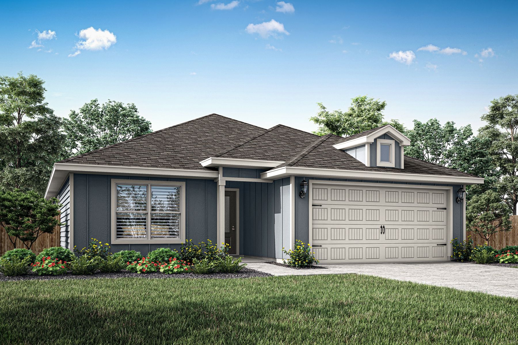 The Rio Grande by LGI Homes:The Rio Grande is a beautiful one-story home.