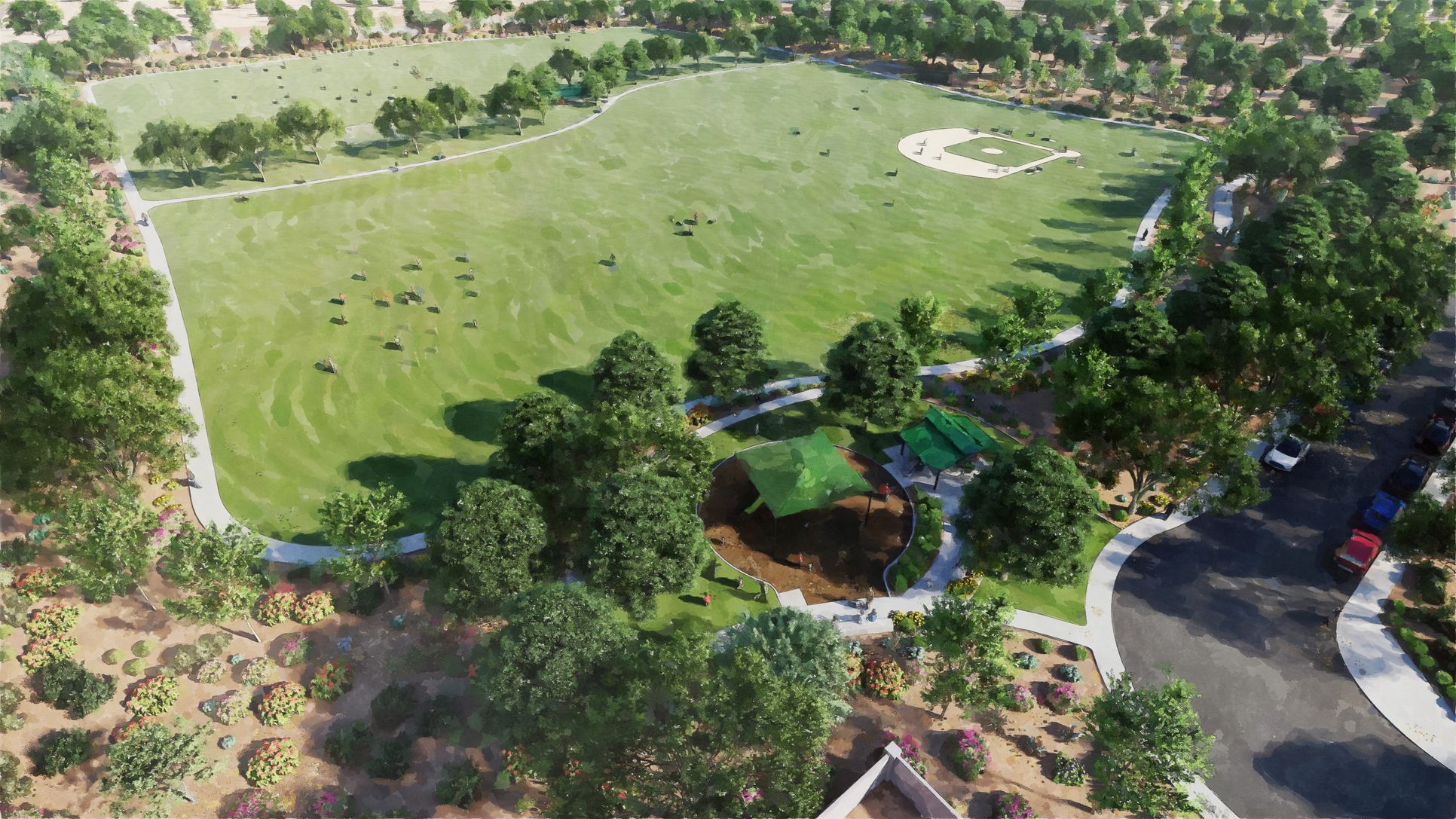Amenities at LGI Homes:Amenities include a soccer and baseball field