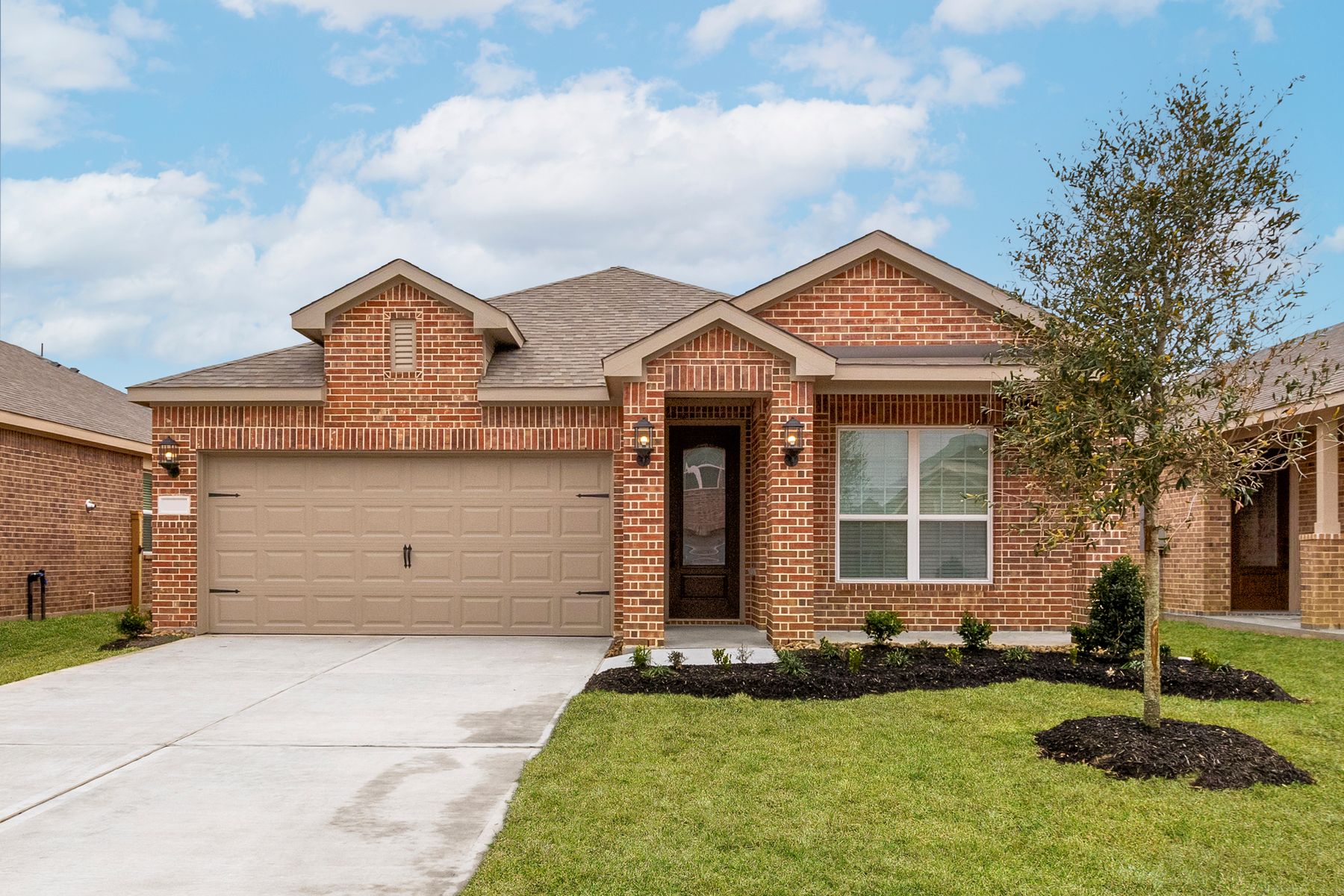 Exterior of LGI Homes' Pintail Floorplan:You have arrived at your dream home with this Pintail model!