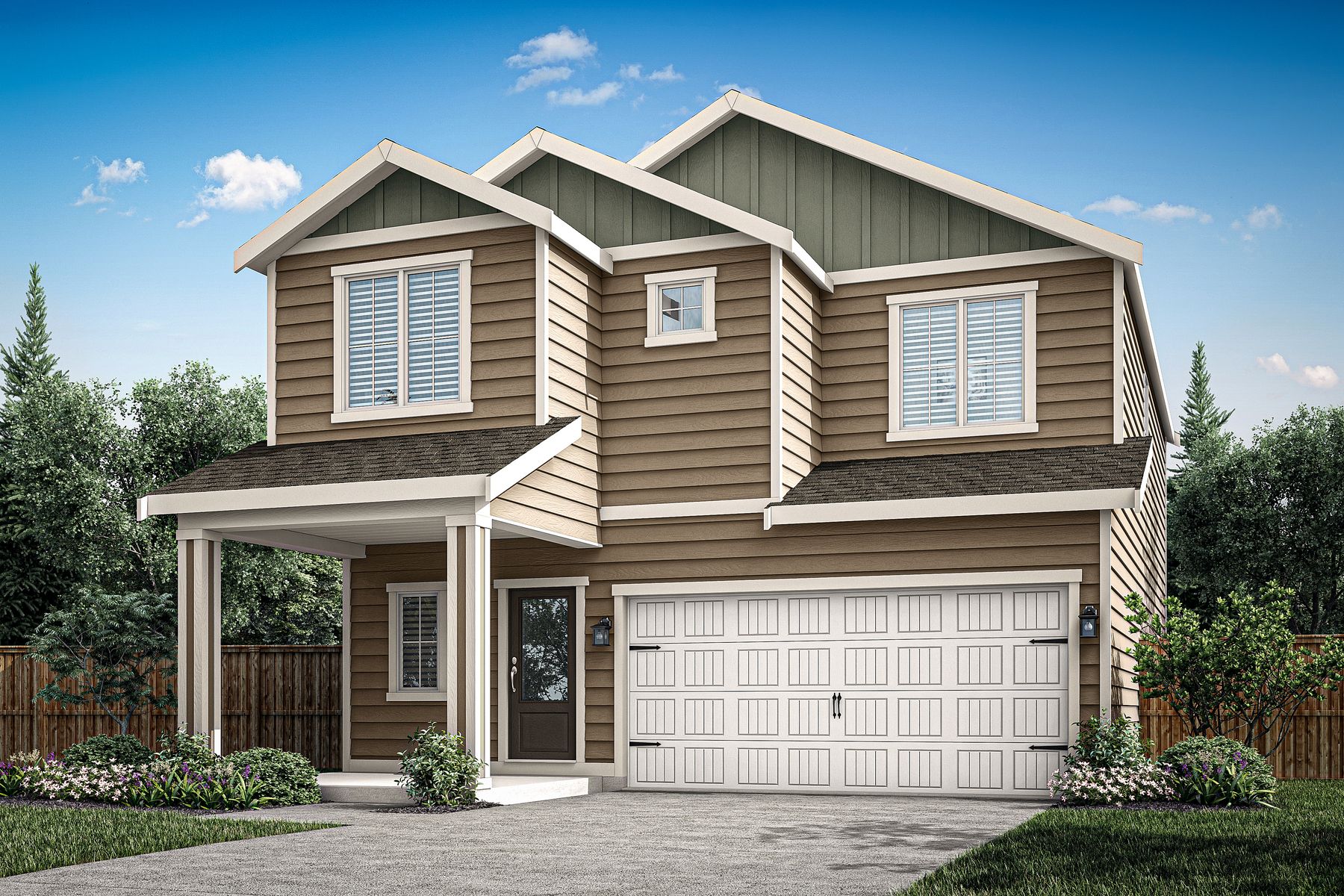 The Larch by LGI Homes:The Larch is a beautiful two story home with siding.