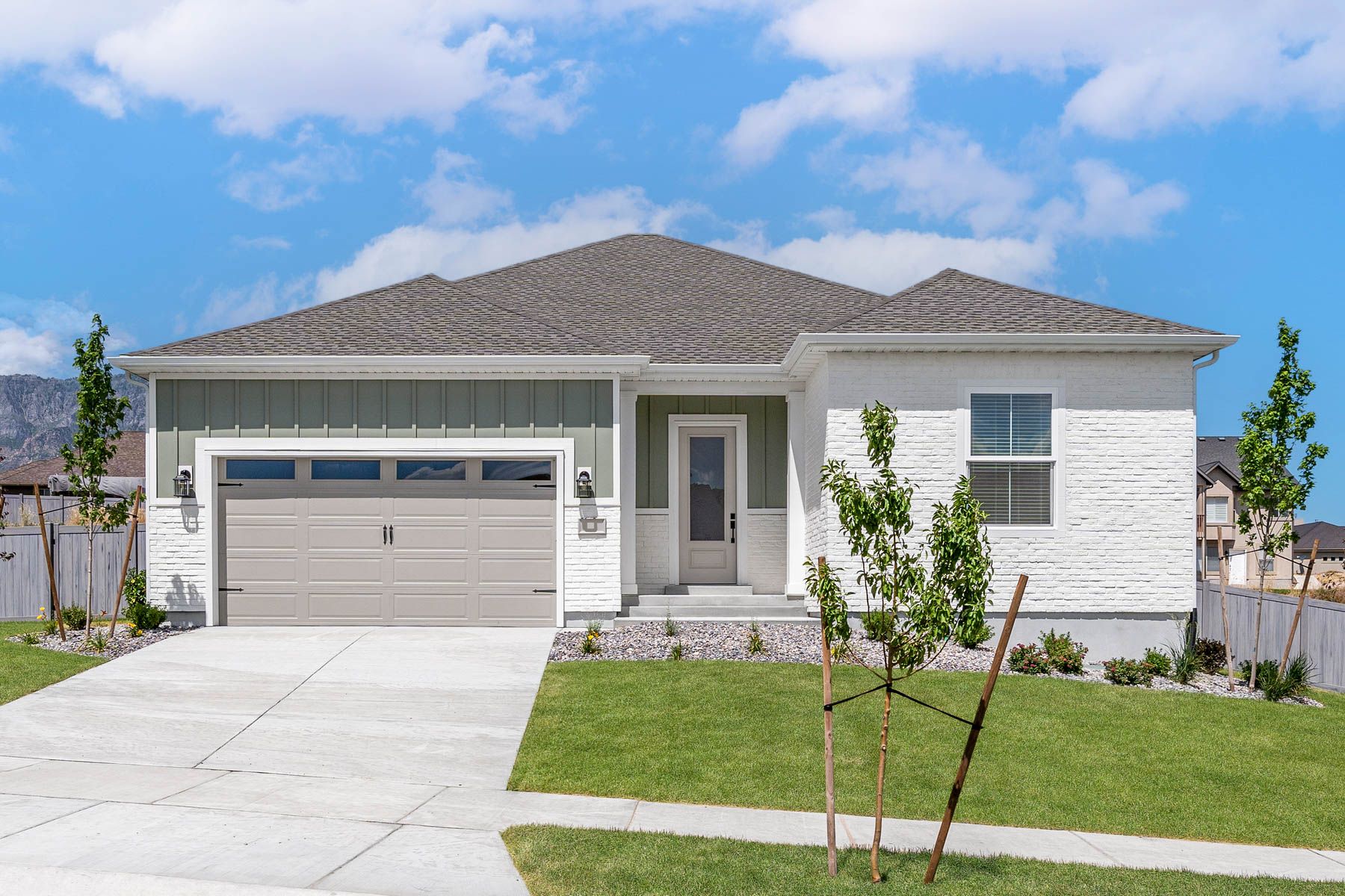 The Harmony by Terrata Homes:The Harmony is a beautiful single-story home with four bedrooms and chef-ready kitchen.