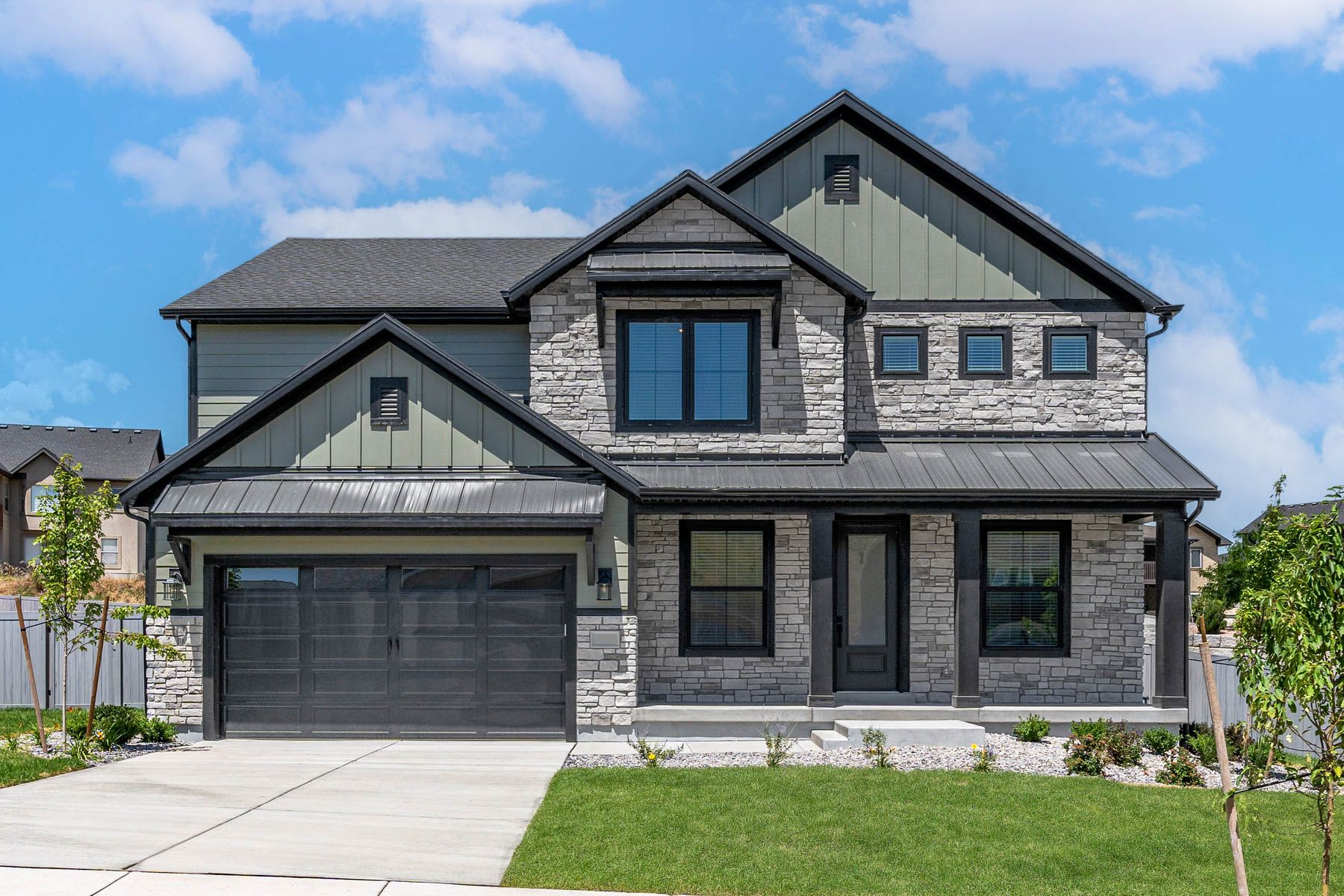 The Roan by Terrata Homes:The Roan is a beautiful two-story home with five bedrooms.