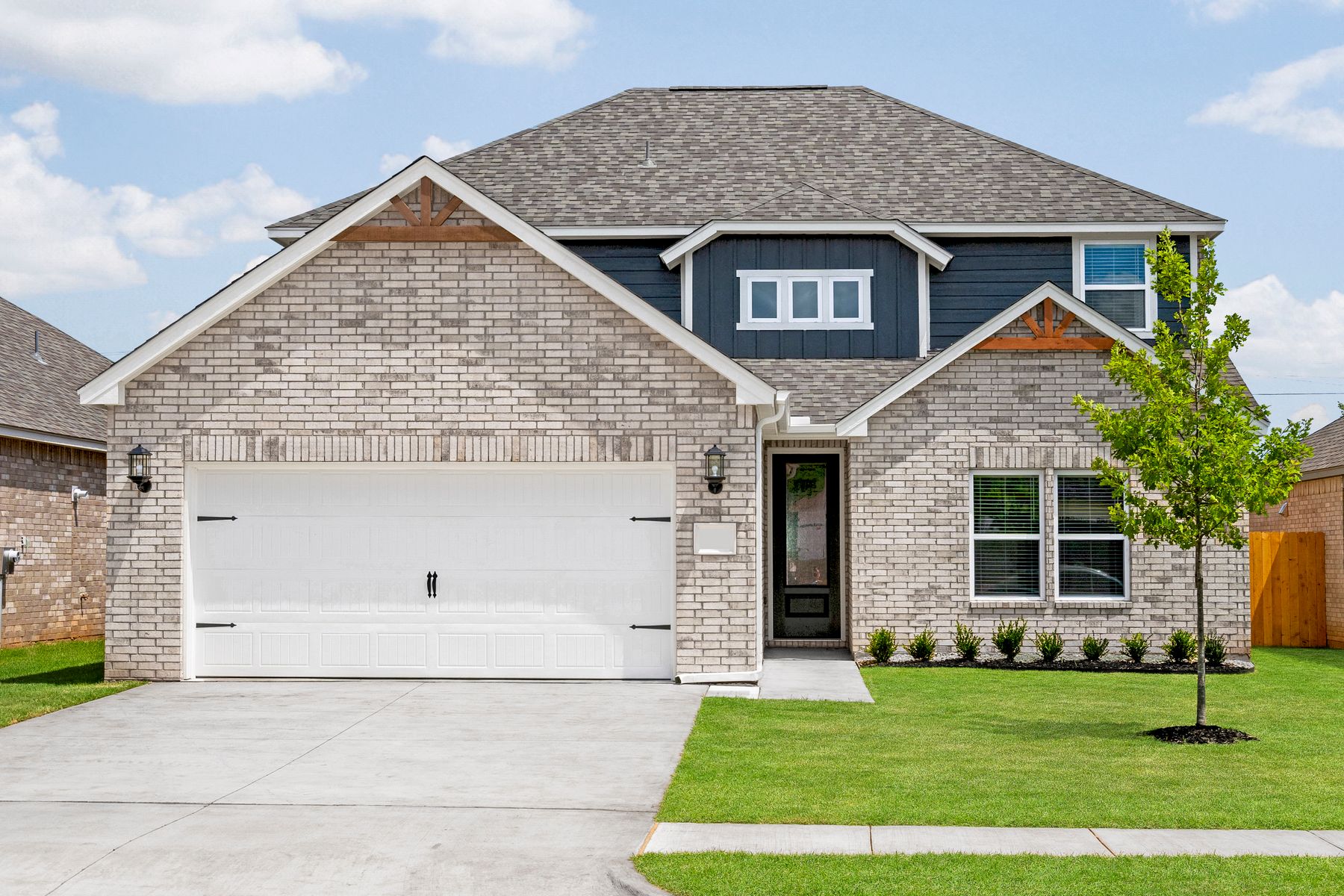The Murray by LGI Homes:Beautiful two-story, brick home.