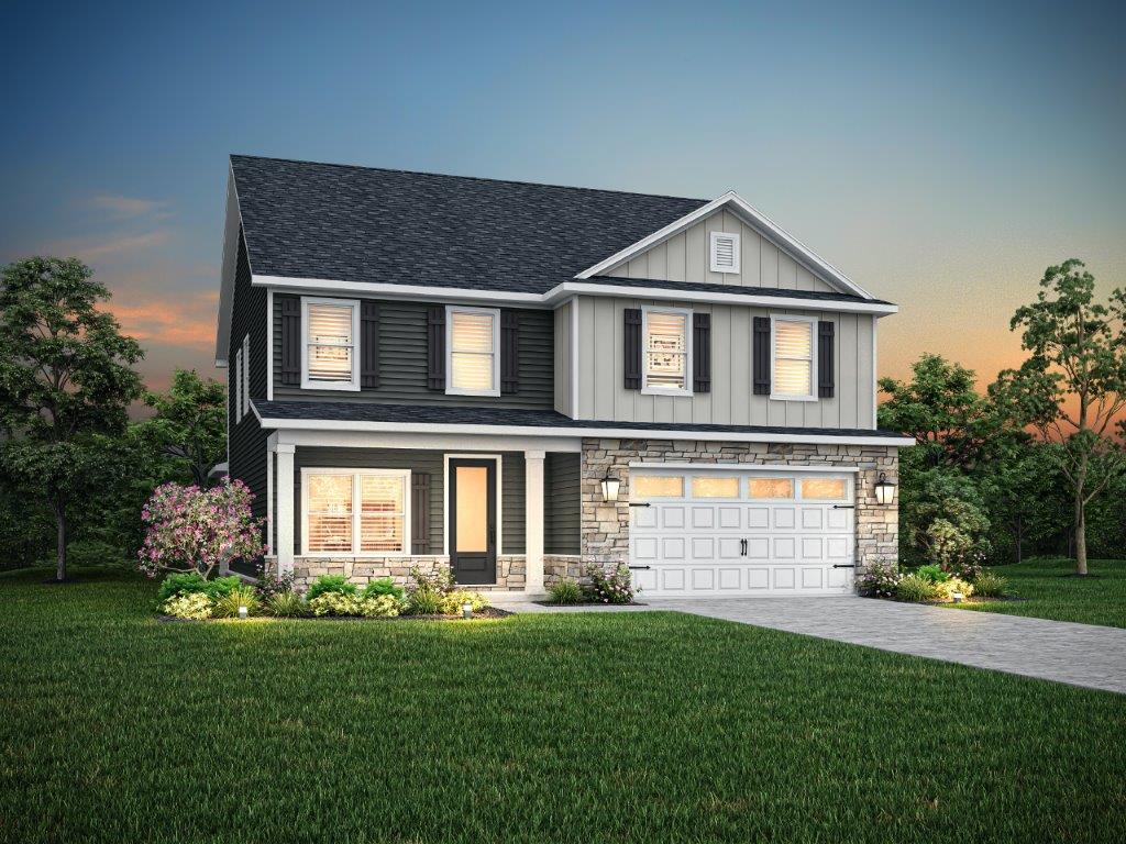The Hawthorn - Elevation 1:Terrata Homes - Springbrook Reserve 
