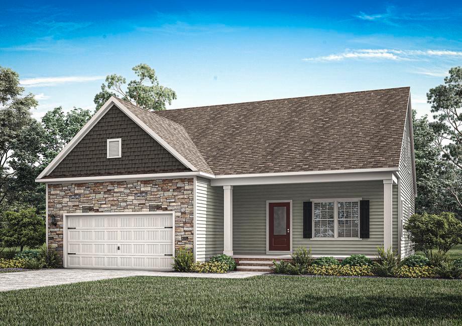 The Clayton by LGI Homes:The Clayton by LGI Homes has a spacious two-car garage