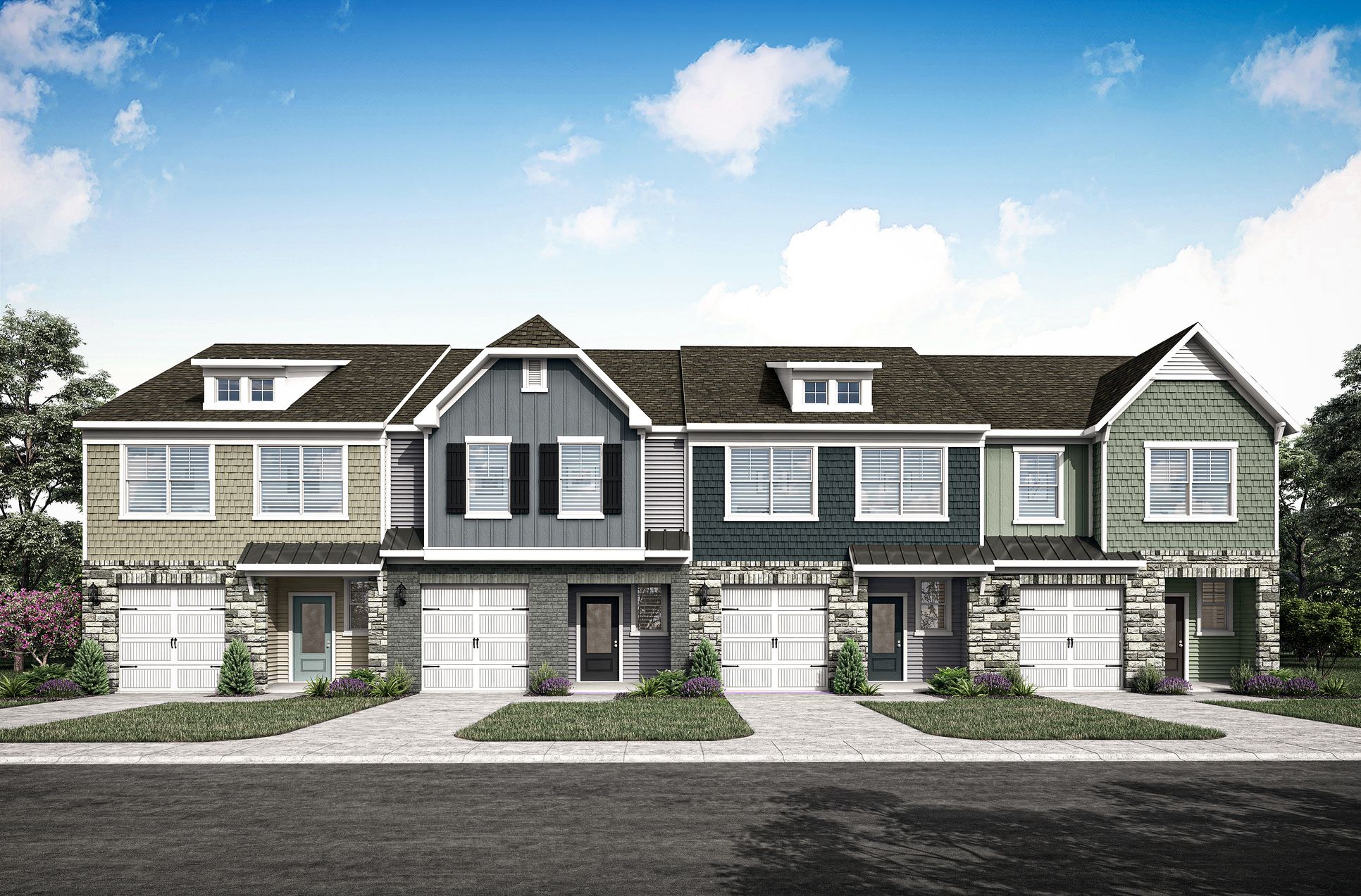 Townhome unit by LGI Homes at Middlefield Towns