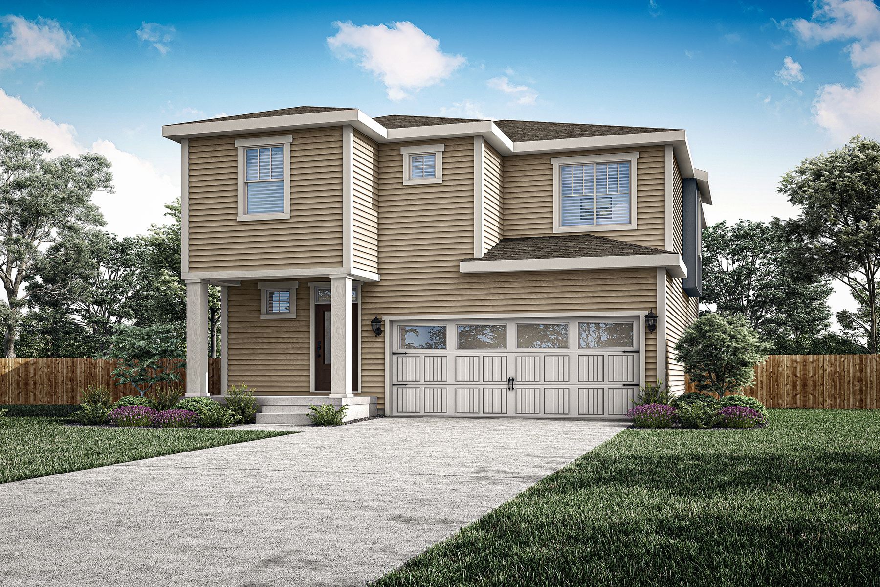 The Ridge by LGI Homes:The kitchen appliances come included in this home.